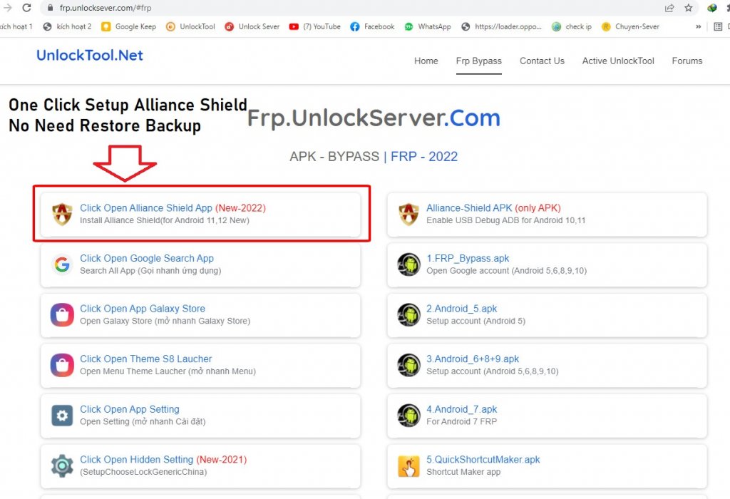 Alliance Shield X APK Android 11/12 FRP Bypass Unlocking